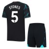 Dječji - Dres + Kratke Hlače Manchester City Stones 5 Treći 23/24